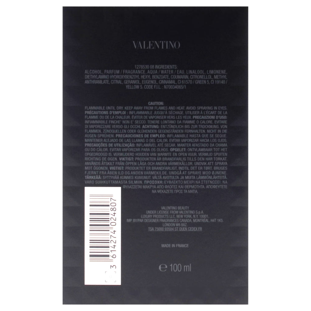 Valentino Uomo Born In Roma Green Stravaganza , 3.4 oz EDT Spray